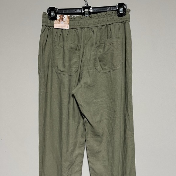 Sincerely Jules Women's Small Boho Convertible Pant Elastic Ruffle Waist NWT - Picture 6 of 7